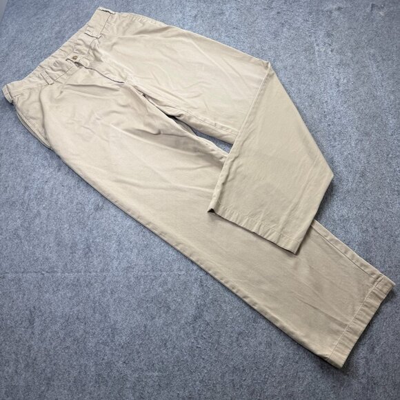 Bill's Khakis Pants Men 36 x 30 Beige Khaki Classic Fit M2 Flat Front b111 - Picture 1 of 16
